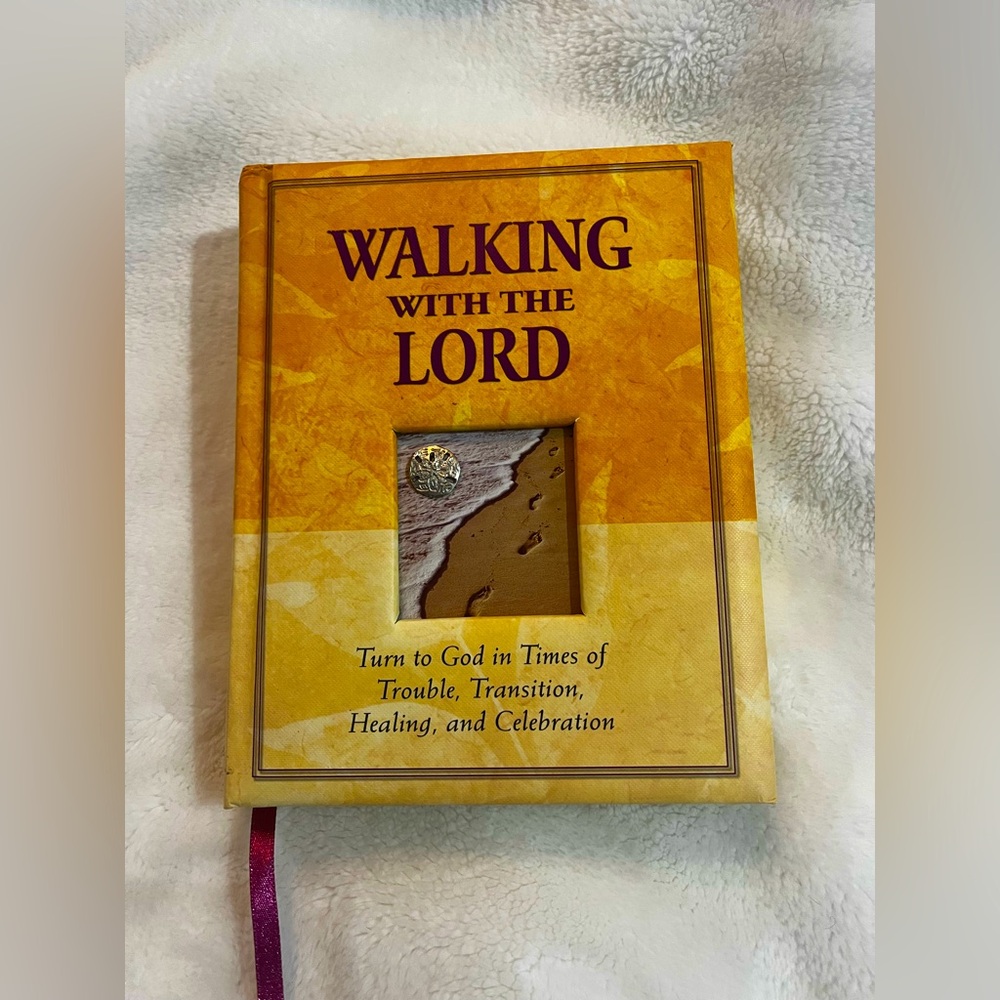 Christian Hardback Book “Walking with the Lord”